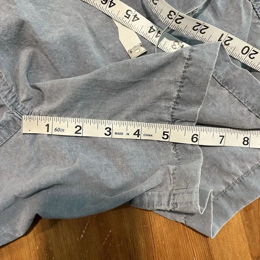 Gramicci Shorts Womens Medium Blue Gray Climbing Belted Hiking Gorp Outdoors USA